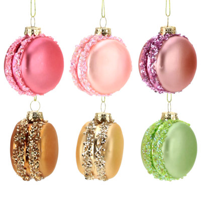 Macaron Ornament, Box Of 6 - 3 Inches