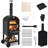 Iron Freestanding Wood-Fired Pizza Oven in Black