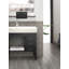 Pietra Calacatta 18" x 3" Porcelain Bullnose Tile Trim in White/Gray-98840441