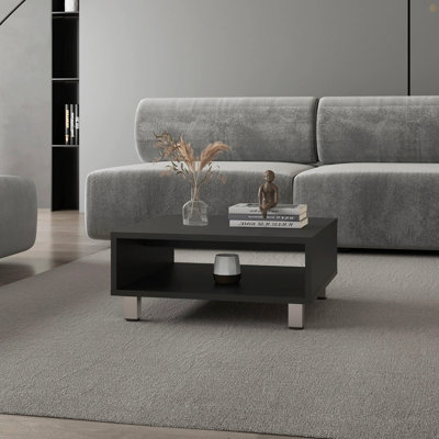 Table basse avec rangement ouvert