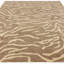 Alaisdair Tiger Animal Print Taupe Area Rug-1949707238