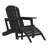 Outdoor Poly Adirondack Chair With Ottoman-118433011