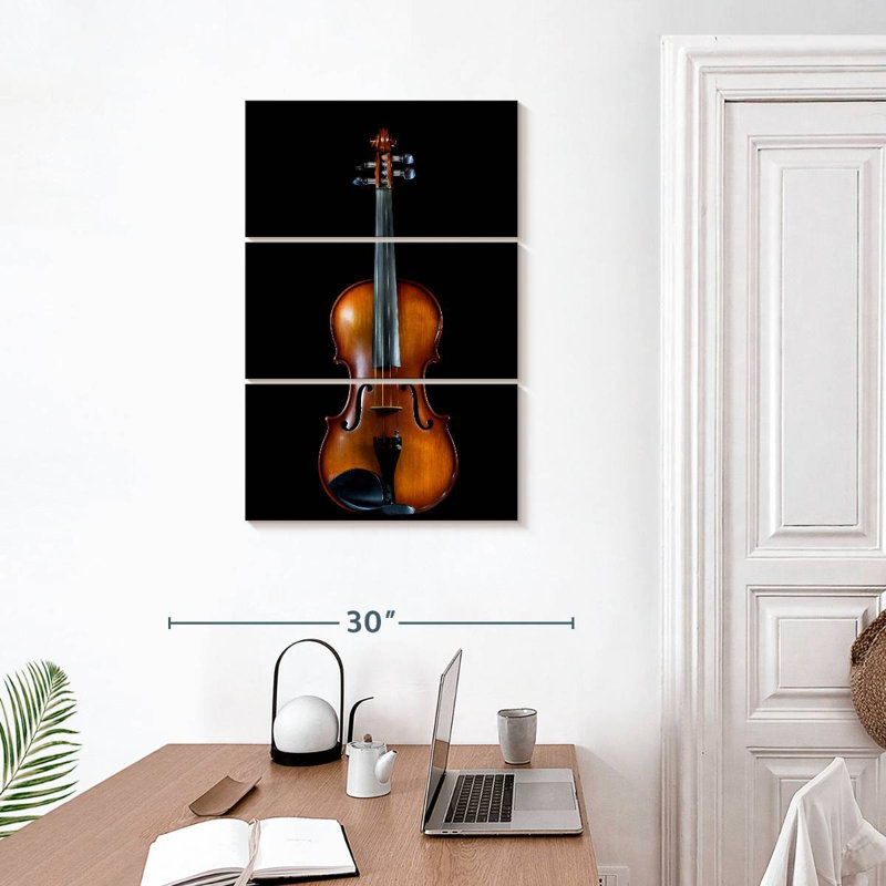 Portrait de violon Abarca, H 32 po x l 20 po
