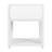 Celine 21" 1-Drawer Nightstand, Textured White-2058071493