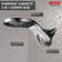 Multi Function Dual Shower Head with TouchClean
