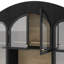 Grande armoire à vin 78 po H avec design arqué, lumières DEL Bluetooth-722741370