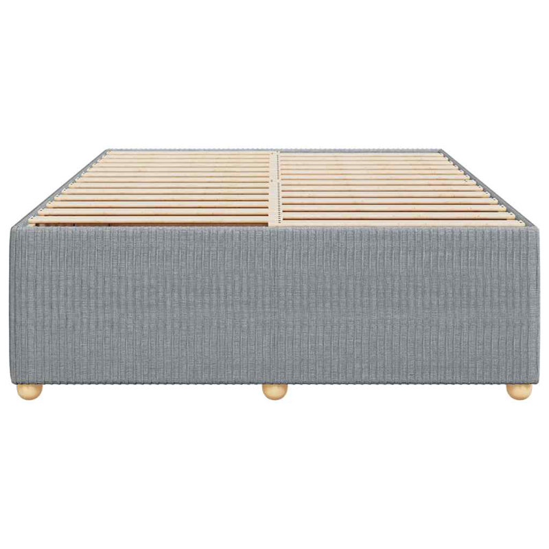 Structure de lit Latitude Run® sans tissu pour matelas, Gris clair, Queen