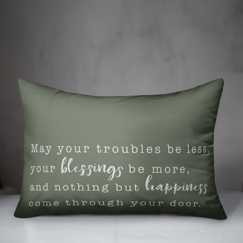 Coussin intérieur / extérieur May You Blessings Be More On