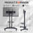 Universal Swivel TV Stand Height Adjustable Table Top-108809628