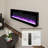 Smart 60" Wifi Electric Wall-mounted Fireplace Heater-414514476
