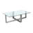 Rectangular Cocktail Table With End Table