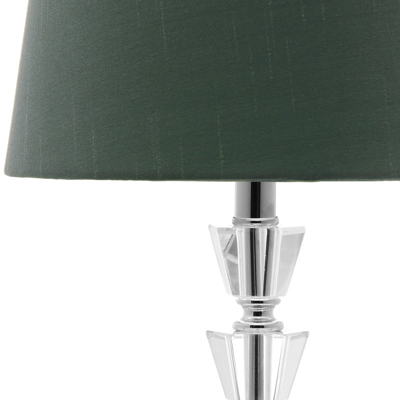 Killingly Crystal Table Lamp, Green