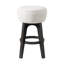 Brown Backless Bar Stools, Set Of 2
