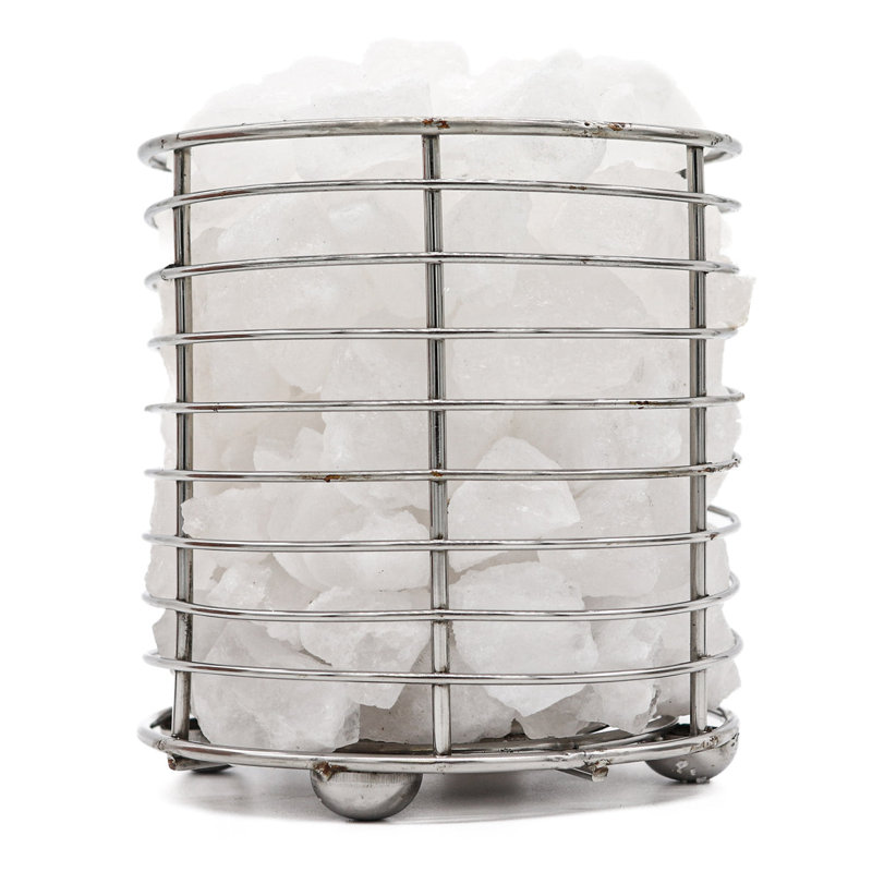 Carilla 7 Lb. No Subject Themed Salt Lamp, White