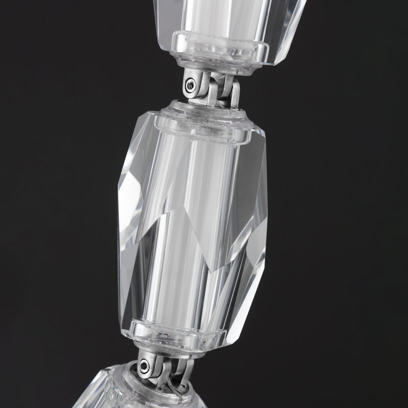 31 - Light LED Flush Mount, Polished Chrome