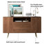 Buffet multifonctionnel léger de luxe minimalisme