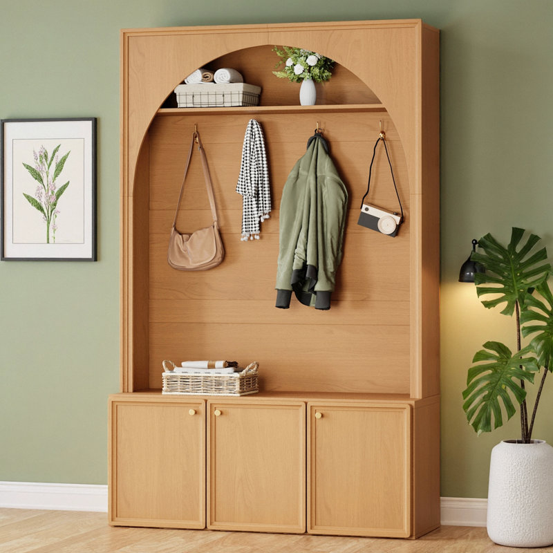 Portemanteau tout-en-un Farmhouse, Beige