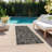 Getchell Washable Floral Indoor / Outdoor Rug-350179831