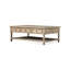 Table basse rétro en bois massif gris clair Retro-227586157