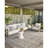 Paier Geometric Pebble/Ivory Indoor/Outdoor Area Rug-933576019
