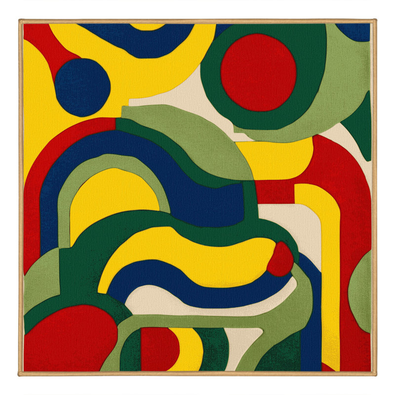 Snazzy Blast Rug, Square 6'