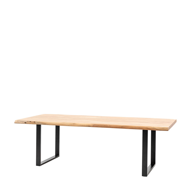 Amarr Rectangle 100cm W Dining Table, 77 cm H x 240 cm L x 100 cm W