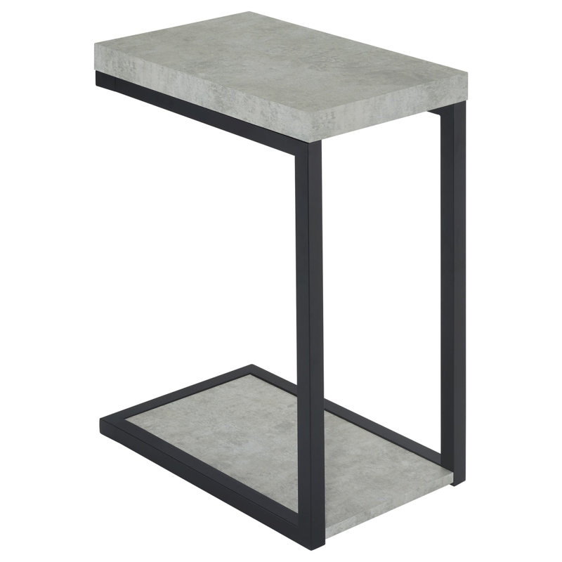 Table de collation en ciment et noire