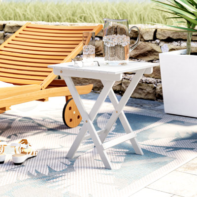 Danika 16'' Fliptop Outdoor Side Table