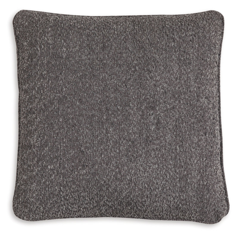 22" Square Gray Polyester Indoor/Outdoor Accent Pillow