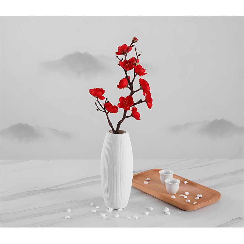 Arrangement de fleurs de prunier, Rouge