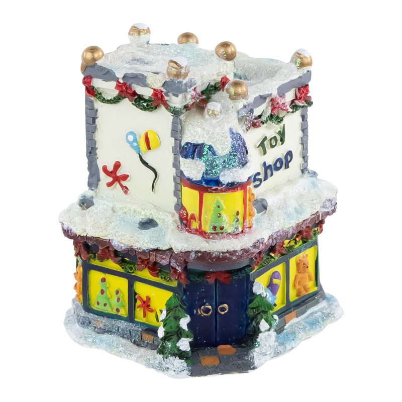 Édifice de village de Noël pour enfants 4 po