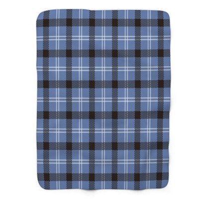 Plaid Checks - 1 Piece Premium Sherpa Blanket