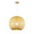Transitional 1 Light Brass Sphere Pendant