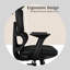Chaise de bureau ergonomique en filet Liora avec appui-tête réglable, soutien lombaire et dossier respirant