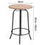 Vickie Round Metal Base Dining Table