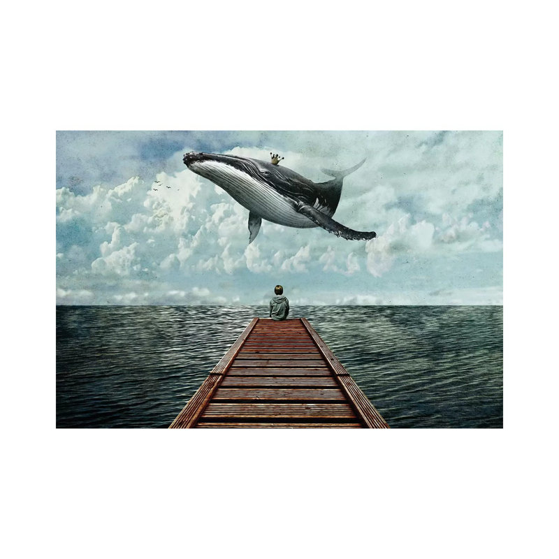 Pier 1 Piece Wall Art on Canvas, 20.32 cm H x 30.48 cm W, Wrapped Canvas