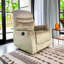 Fauteuil inclinable à bascule moderne, fauteuil inclinable réglable, canapé inclinable avec support lombaire, fauteuil inclinable avec accoudoirs et dossier