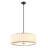 24" 5-Light Pleated Drum Chandelier-1404054220