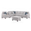 Canapé modulaire moderne avec repose-pieds Sofasam