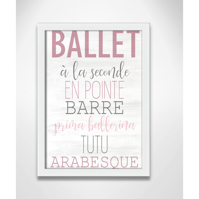 Ballet toute la journée 2, H 14 po x l 11 po x P 1,19 po, Encadré de boîte argent