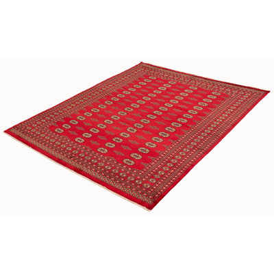 Tapis rouge Finest Peshawar Bokhara 8 pi 0 po x 9 pi 7 po
