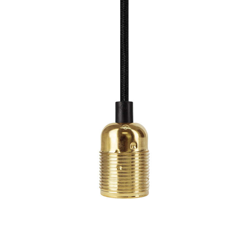 Bi 5 - Light Cluster Pendant, Glossy Brass/Black nut