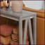 Table basse de style campagnard avec rangement HOMcom - Console polyvalente pour le couloir du salon Robuste