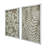 S/2 Shadow Box Wall Décor, 19.5X1x31.5"