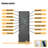 Low Profile Caged Ceiling Fan With Lights Remote Control, Embedded Modern Industrial Ceiling Fan-329098242