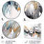 Profondeurs géométriques blanches et grises II - décoration murale géométrique moderne en métal-692251991