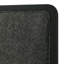 Grand lit tapissier noir Burton