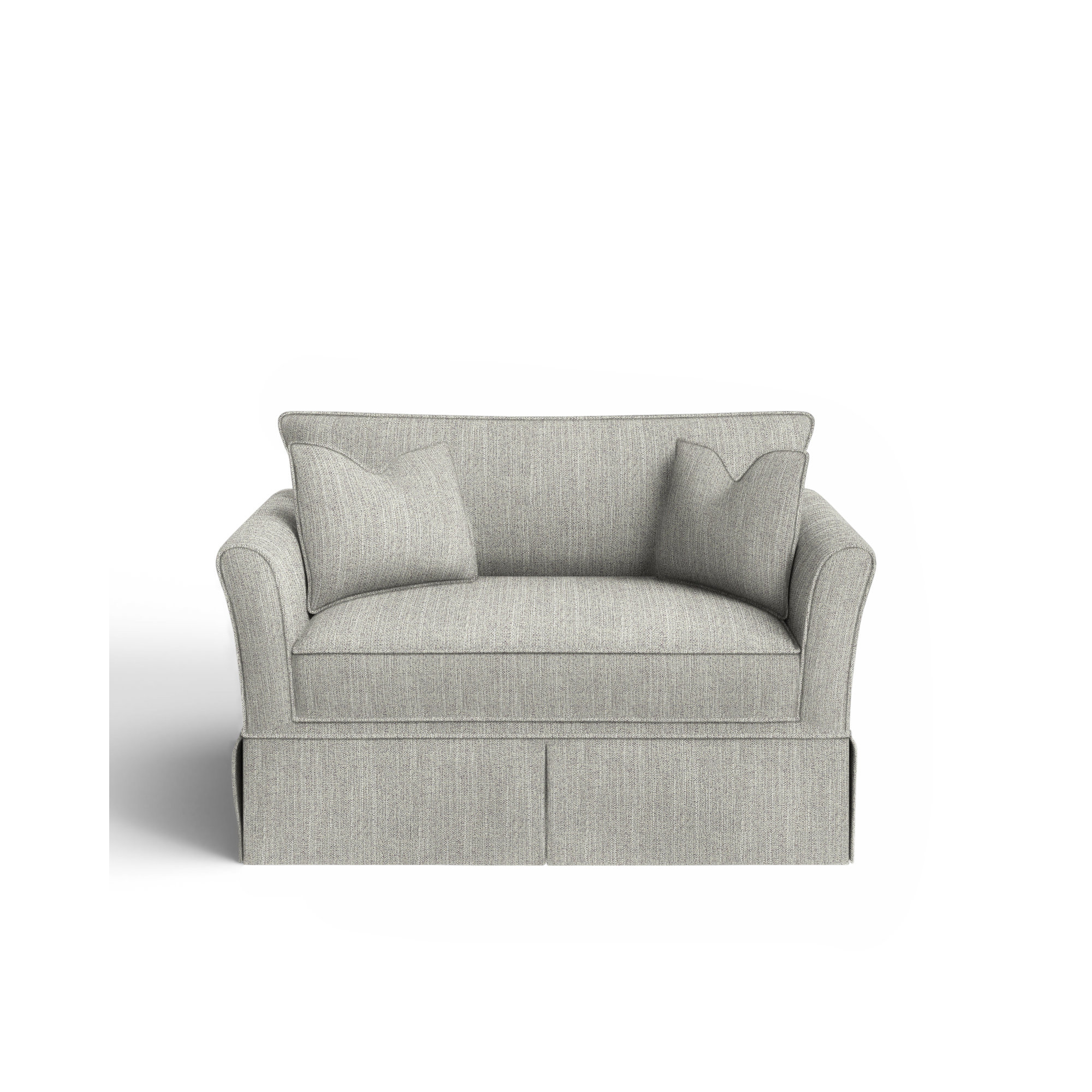 Shelby Upholstered Chair And A Half, Beat Ash Performance