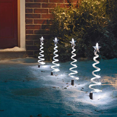Set of 4 Tree Path Finder Garden Stake