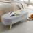Ottoman Oval Storage Bench, Bench For Bedroom-109423245